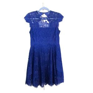 BB Dakota blue lace dress
